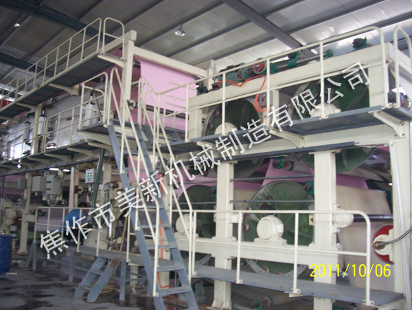 1880型无碳复写纸双面涂布机